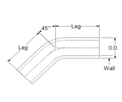 LTEC 45 GRADEN ELBOW XL